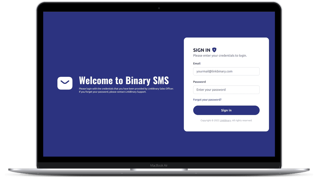 Binary SMS